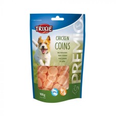 TRIXIE Priboljšek piščanček cekinčki, CHICKEN COINS, 100g TRIXIE Priboljšek piščanček cekinčki, CHICKEN COINS, 100g