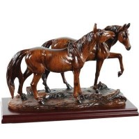 Kipec z motivom dveh konjev HORSES 