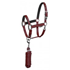 Set oglavka + povodec EQUESTRO SHINY FITTINGS