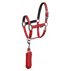 Set oglavka + povodec EQUESTRO SHINY FITTINGS