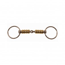 Snaffle brzda ROLLER INOX 21mm