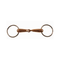 Votla snaffle brzda INOX COPPER MOUTH 23/65mm Votla snaffle brzda INOX COPPER MOUTH 23/65mm