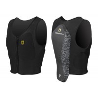 Otroški zaščitni jopič EQUESTRO Back Protector - črn