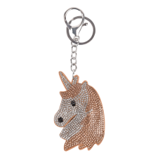 Obesek za ključe UNICORN - bež