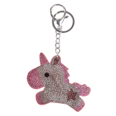 Obesek za ključe UNICORN - roza