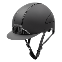 Jahalna čelada SWING H24 CHROME MATT BLACK