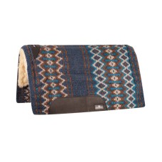 Western podsedelnica CLASSIC EQUINE SENSORFLEX, filc/volna 86 x 96 cm, navy/chesnut