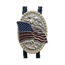 Western kravata AMERICAN FLAG