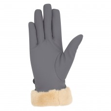 Zimske jahalne rokavice HV POLO GARNET sive