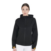 Dežna jahalna jakna EQUESTRO THREE LAYER, črna Dežna jahalna jakna EQUESTRO THREE LAYER, črna