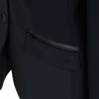 EQUESTRO® ženski tekmovalni suknjič PERFORATED - črn