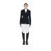 EQUESTRO® ženski tekmovalni suknjič PERFORATED - črn EQUESTRO® ženski tekmovalni suknjič PERFORATED - črn