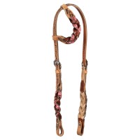 Pool's western uzda na eno uho BRAIDED LEATHER DECORATIONS Pool's western uzda na eno uho BRAIDED LEATHER DECORATIONS