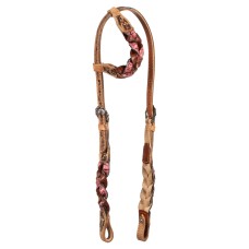 Pool's western uzda na eno uho BRAIDED LEATHER DECORATIONS