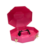 Kovček za klobuk HAT BOX SINGLE, PINK