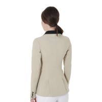 EQUESTRO ženski tekmovalni suknjič OXFORD TAN, MODEL ELLEGANCE