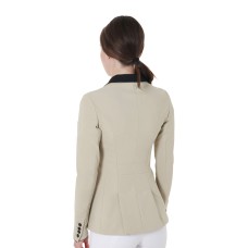 EQUESTRO ženski tekmovalni suknjič OXFORD TAN, MODEL ELLEGANCE