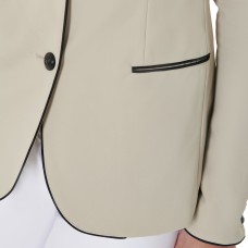 EQUESTRO ženski tekmovalni suknjič OXFORD TAN, MODEL ELLEGANCE