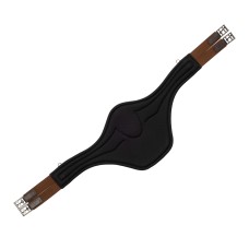 EQUESTRO® skakalni podsedelni pas JUMPING LEATHER