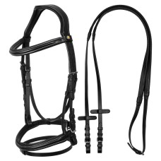 Angleška uzda EQUESTRO RAISED PADDED