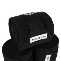 Flis bandaže EQUESTRO BREATHABLE, BLACK/BLACK