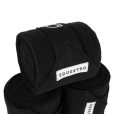 Flis bandaže EQUESTRO BREATHABLE, BLACK/BLACK