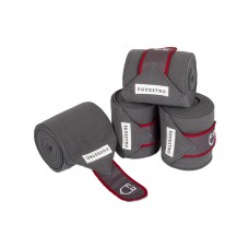 Flis bandaže EQUESTRO BREATHABLE, GREY/RED