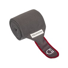 Flis bandaže EQUESTRO BREATHABLE, GREY/RED