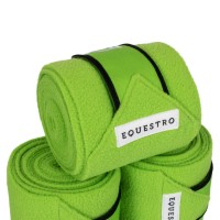 Flis bandaže EQUESTRO BREATHABLE, LIME/BLACK