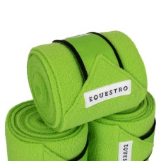 Flis bandaže EQUESTRO BREATHABLE, LIME/BLACK