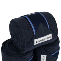 Flis bandaže EQUESTRO BREATHABLE, NAVY/LIGHT BLUE