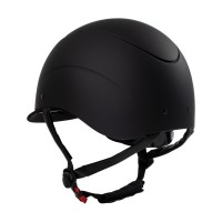 Equestro® jahalna čelada GALAXY SHINY FRAME - črna/črna