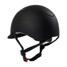 Equestro® jahalna čelada GALAXY SHINY FRAME - črna/srebrna