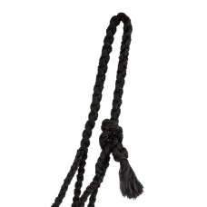 POOL'S vrvična oglavka s povodcem LEATHER BLACK