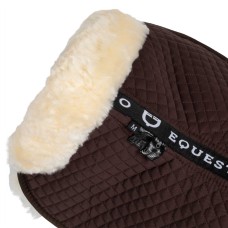 EQUESTRO® bombažna podloga SHEEPSKIN, prava ovčka