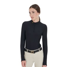 Tehnična majica z dolgimi rokavi EQUESTRO SLIM FIT TRAINING
