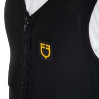 Otroški zaščitni jopič EQUESTRO Back Protector - črn