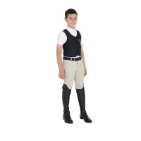 Otroški zaščitni jopič EQUESTRO Back Protector - rumen