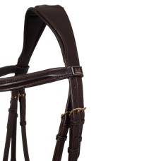 Anatomska angleška uzda Supreme CONTRAST PADDED