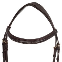 Anatomska angleška uzda Supreme CONTRAST PADDED