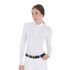 Ženska tekmovalna majica EQUESTRO MANICA dolg rokav