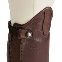 Usnjene gamaše s silikoni EQUESTRO GRIP