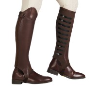 Usnjene gamaše s silikoni EQUESTRO GRIP