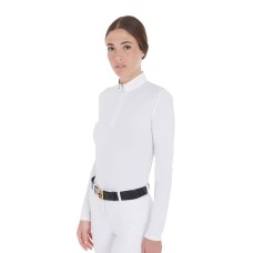 Ženska tekmovalna majica EQUESTRO MANICA dolg rokav
