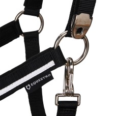 Oglavka in povodec EQUESTRO WHITE TRIM
