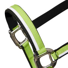 Oglavka in povodec EQUESTRO WHITE TRIM