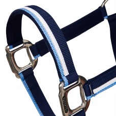 Oglavka in povodec EQUESTRO WHITE TRIM