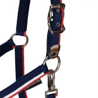Oglavka in povodec EQUESTRO WHITE TRIM