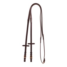 Usnjene vajeti Equestro Rosegold