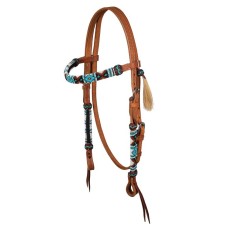 Pool's western uzda NAVAJO PEARLS